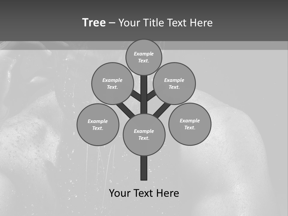 Erotic Shower Y PowerPoint Template