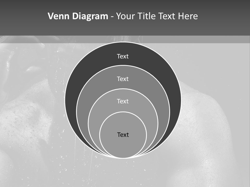 Erotic Shower Y PowerPoint Template