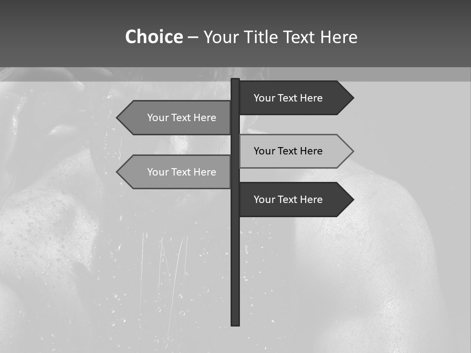 Erotic Shower Y PowerPoint Template