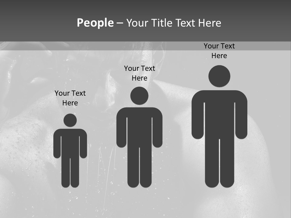 Erotic Shower Y PowerPoint Template