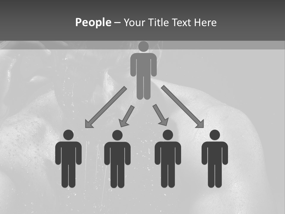 Erotic Shower Y PowerPoint Template