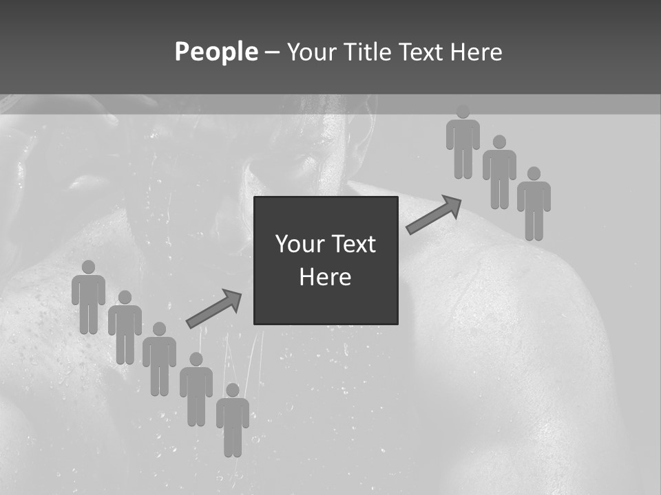 Erotic Shower Y PowerPoint Template