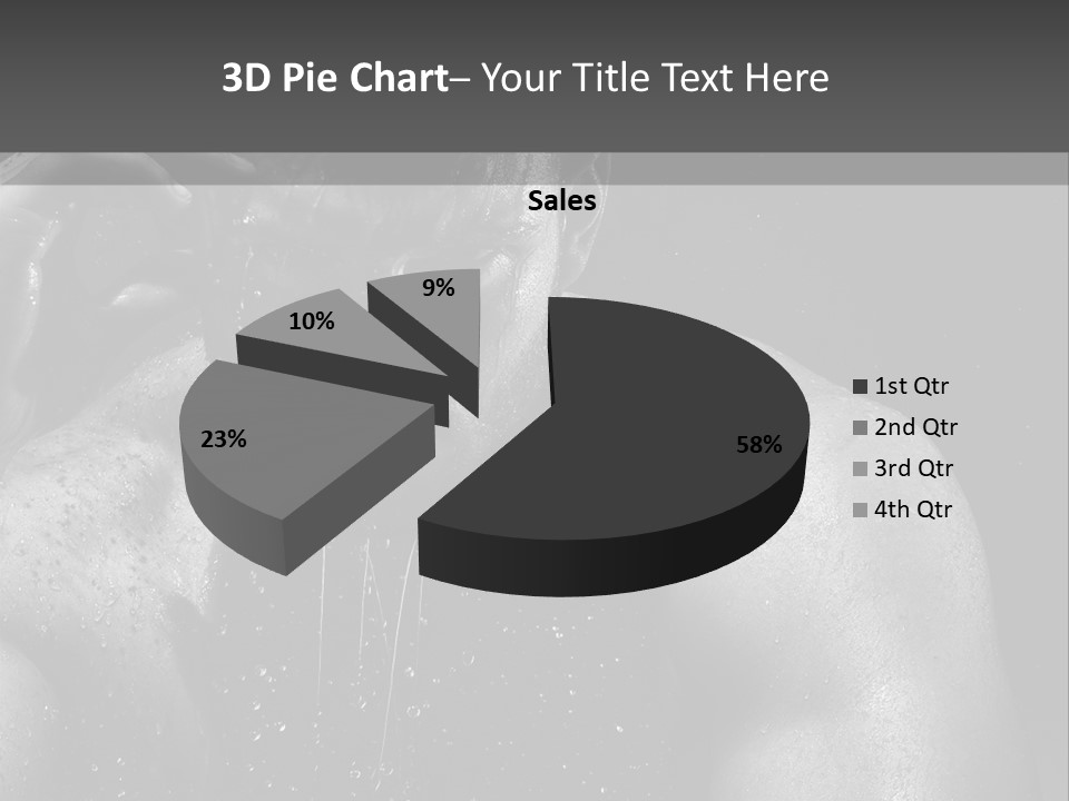 Erotic Shower Y PowerPoint Template