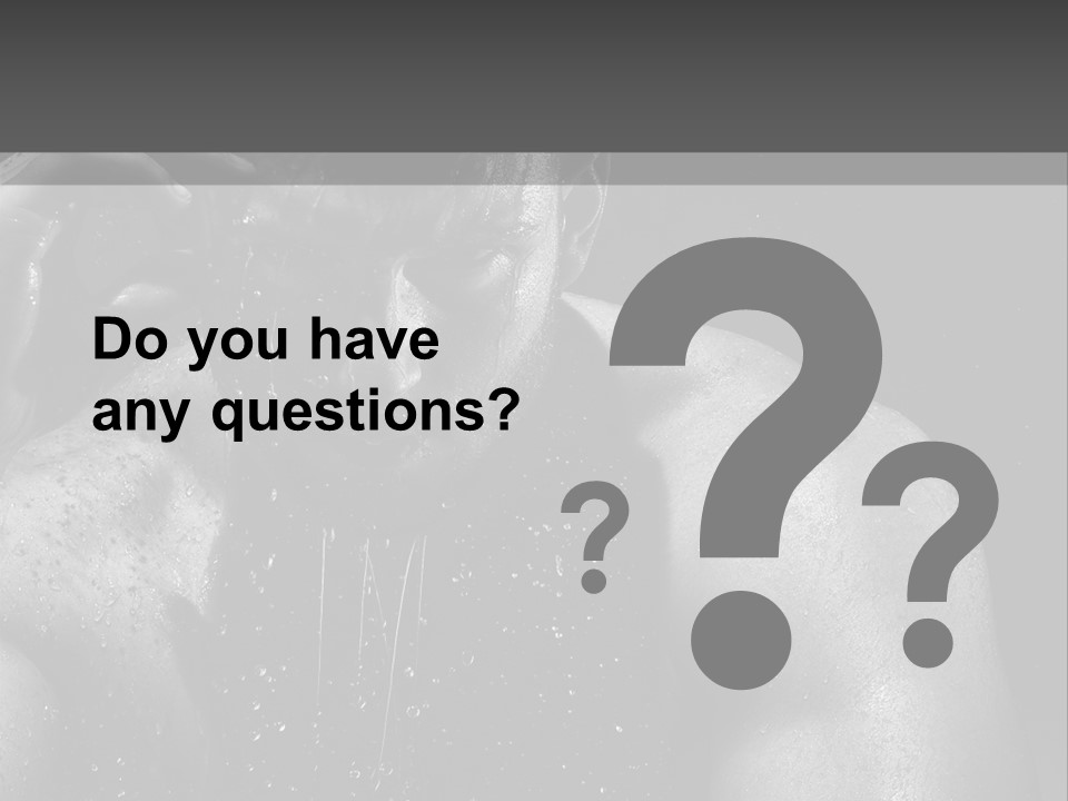 Erotic Shower Y PowerPoint Template