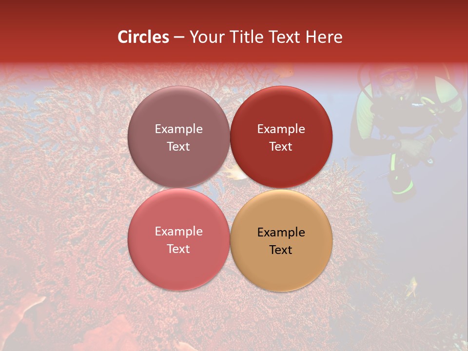 Blue Coral Andaman PowerPoint Template