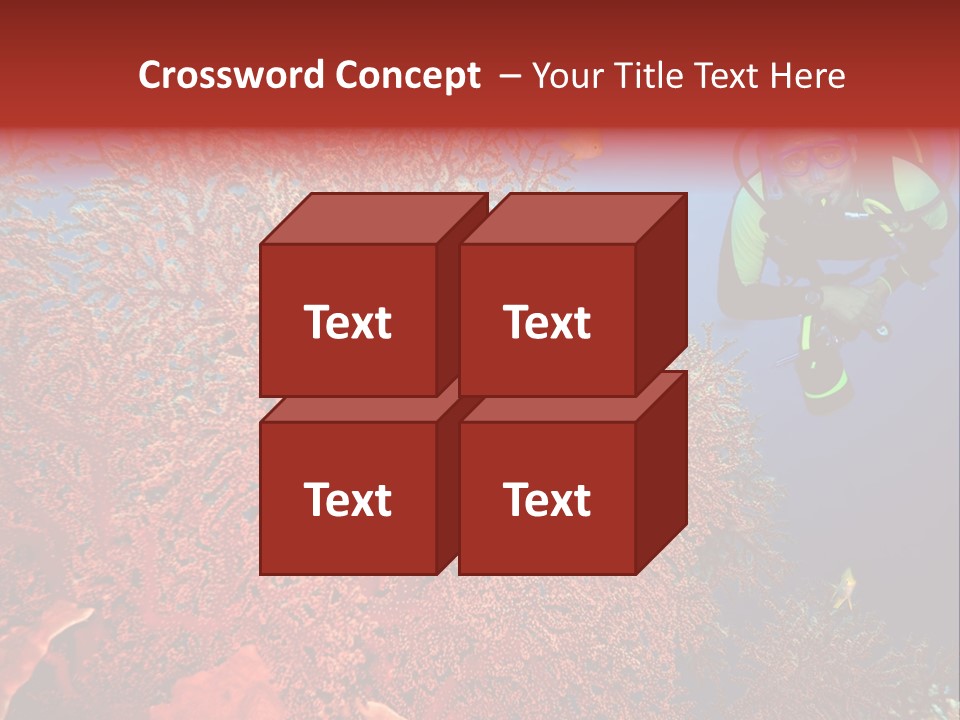 Blue Coral Andaman PowerPoint Template