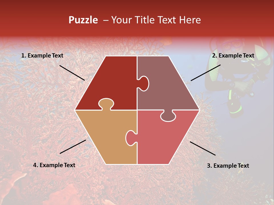 Blue Coral Andaman PowerPoint Template