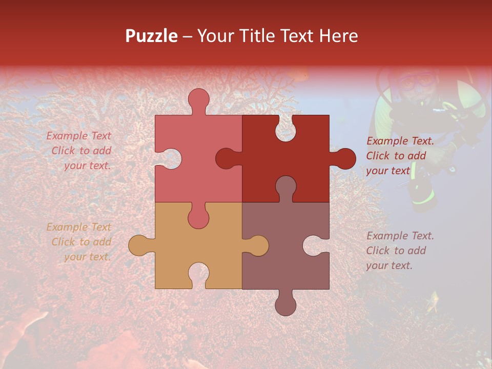 Blue Coral Andaman PowerPoint Template