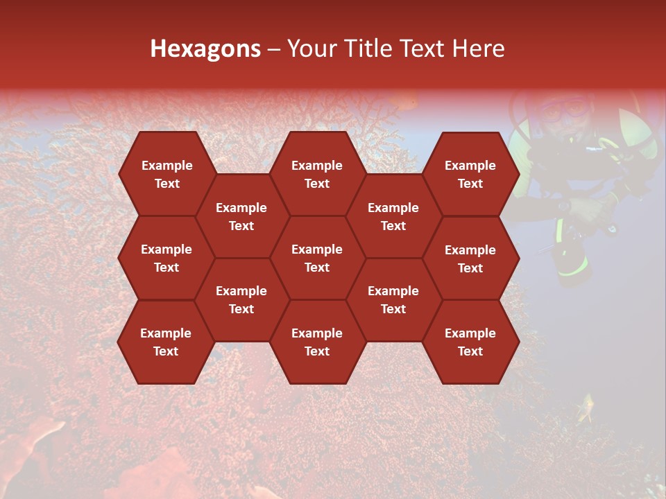 Blue Coral Andaman PowerPoint Template