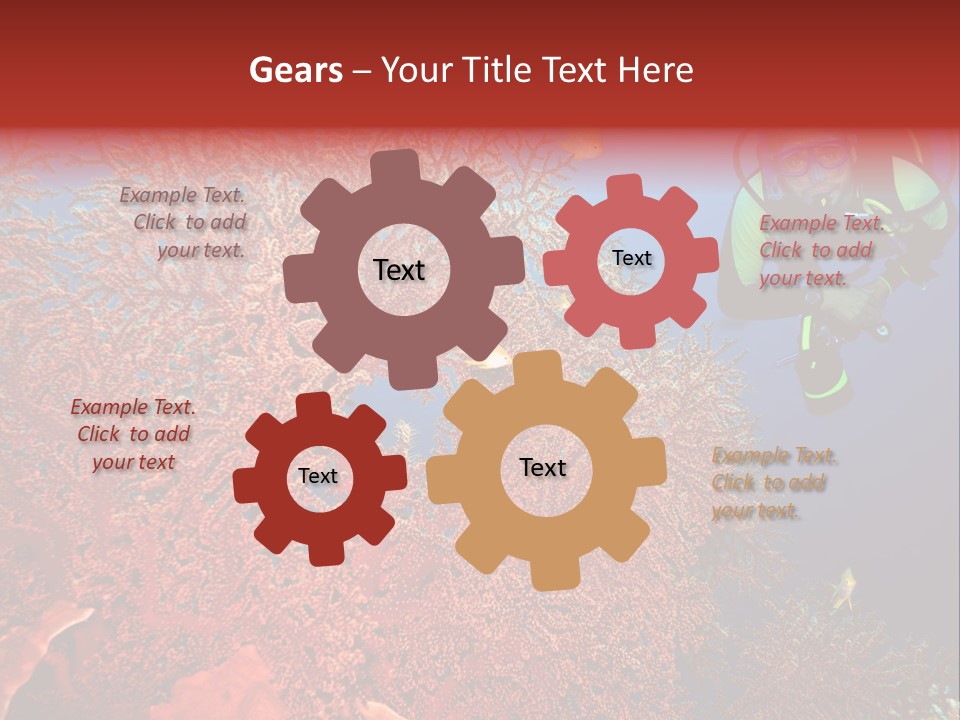 Blue Coral Andaman PowerPoint Template