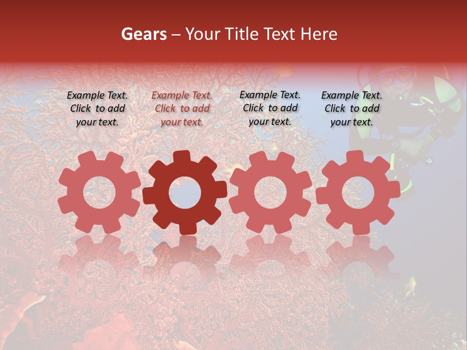 Blue Coral Andaman PowerPoint Template