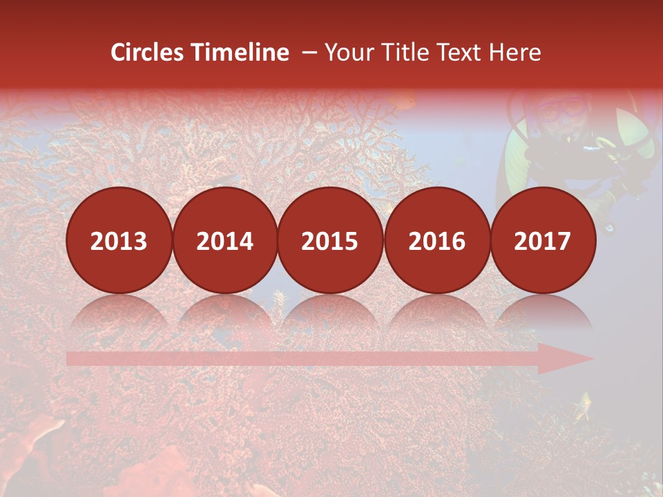 Blue Coral Andaman PowerPoint Template