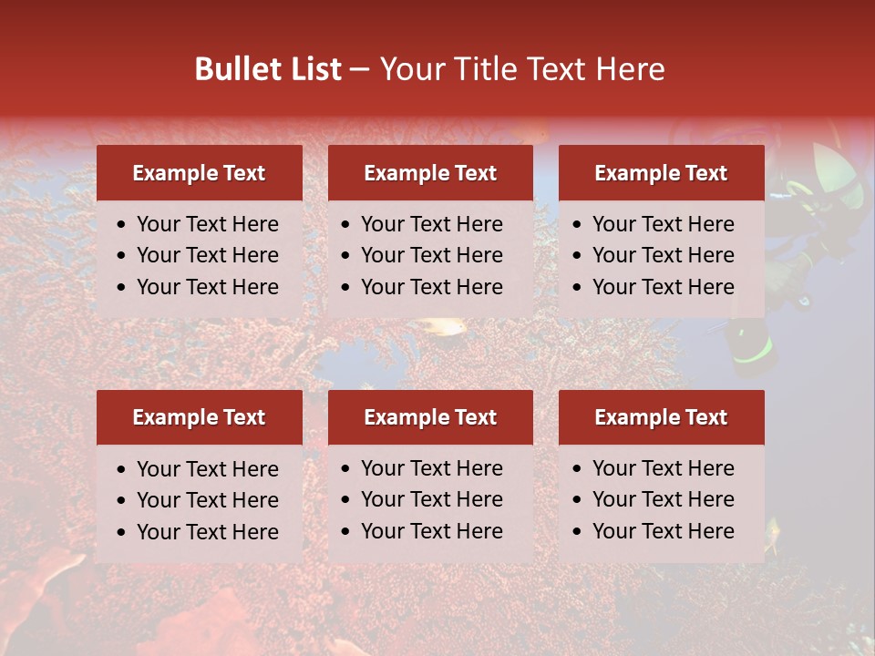 Blue Coral Andaman PowerPoint Template