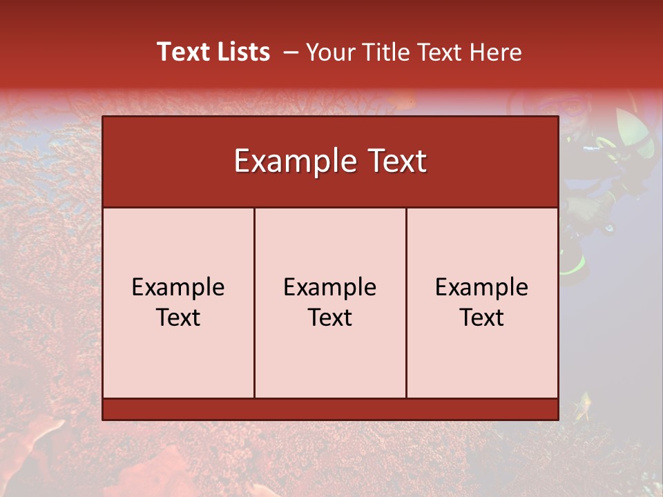 Blue Coral Andaman PowerPoint Template