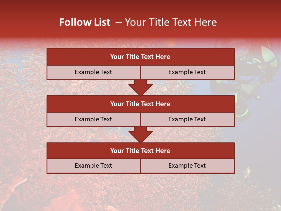 Blue Coral Andaman PowerPoint Template