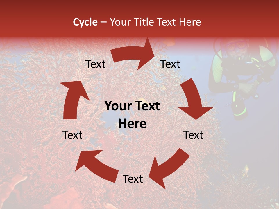 Blue Coral Andaman PowerPoint Template