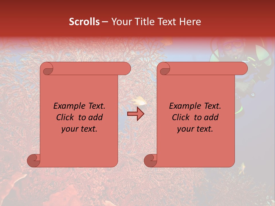Blue Coral Andaman PowerPoint Template