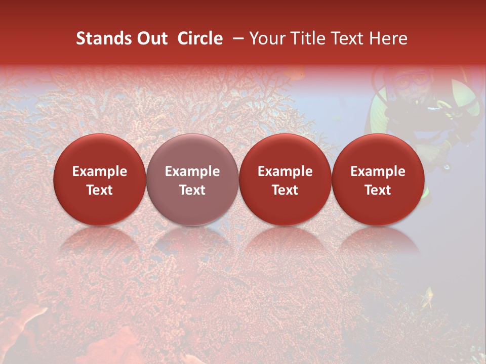 Blue Coral Andaman PowerPoint Template