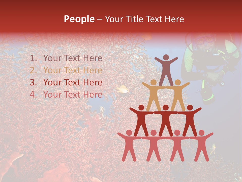 Blue Coral Andaman PowerPoint Template