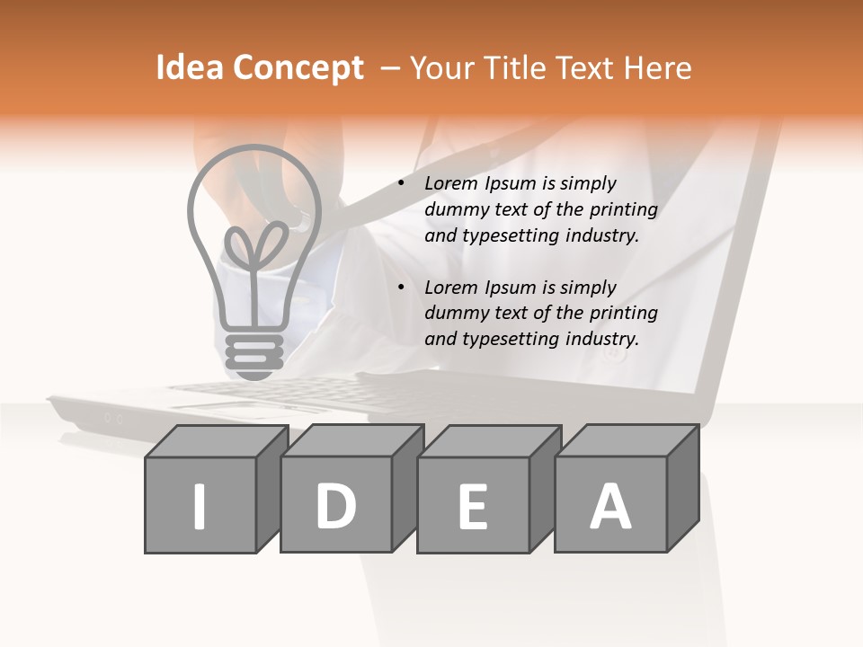 Beauty Ugly Closeup PowerPoint Template