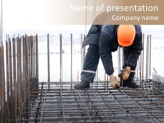 Foundation Filling Constructor PowerPoint Template