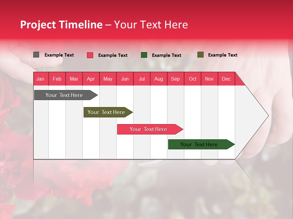 Rose Flower Cutting PowerPoint Template
