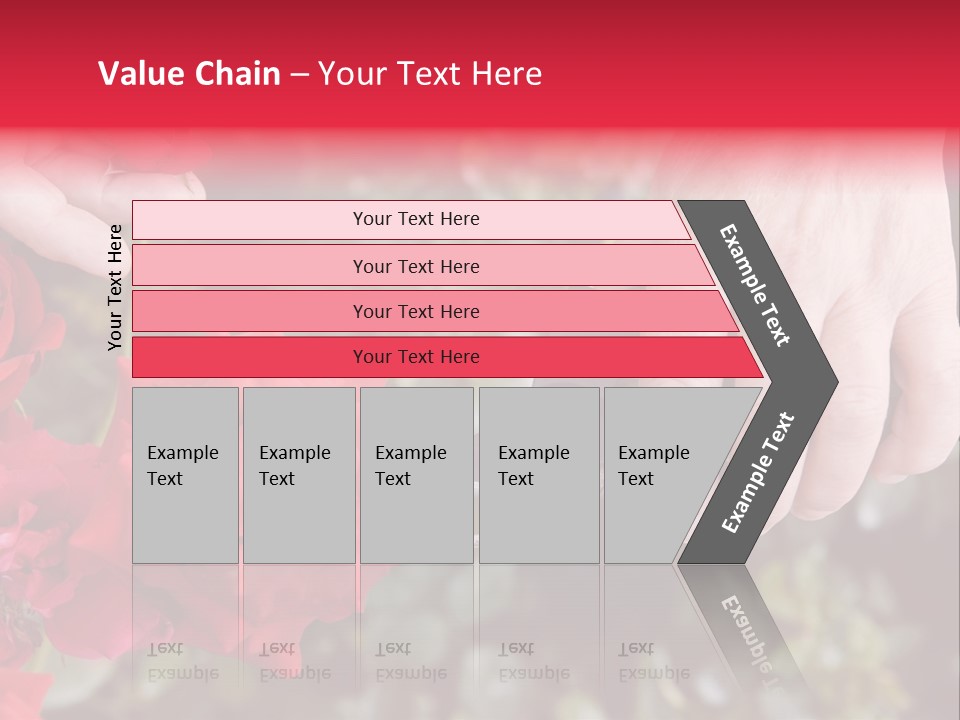 Rose Flower Cutting PowerPoint Template
