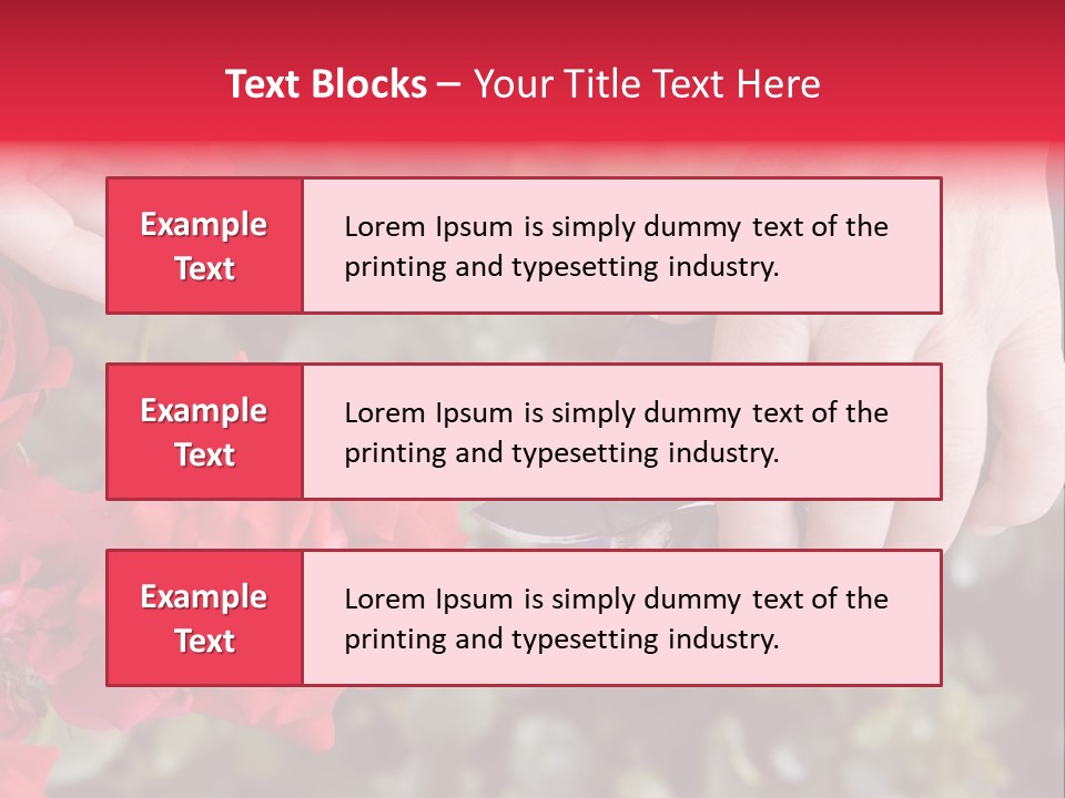 Rose Flower Cutting PowerPoint Template
