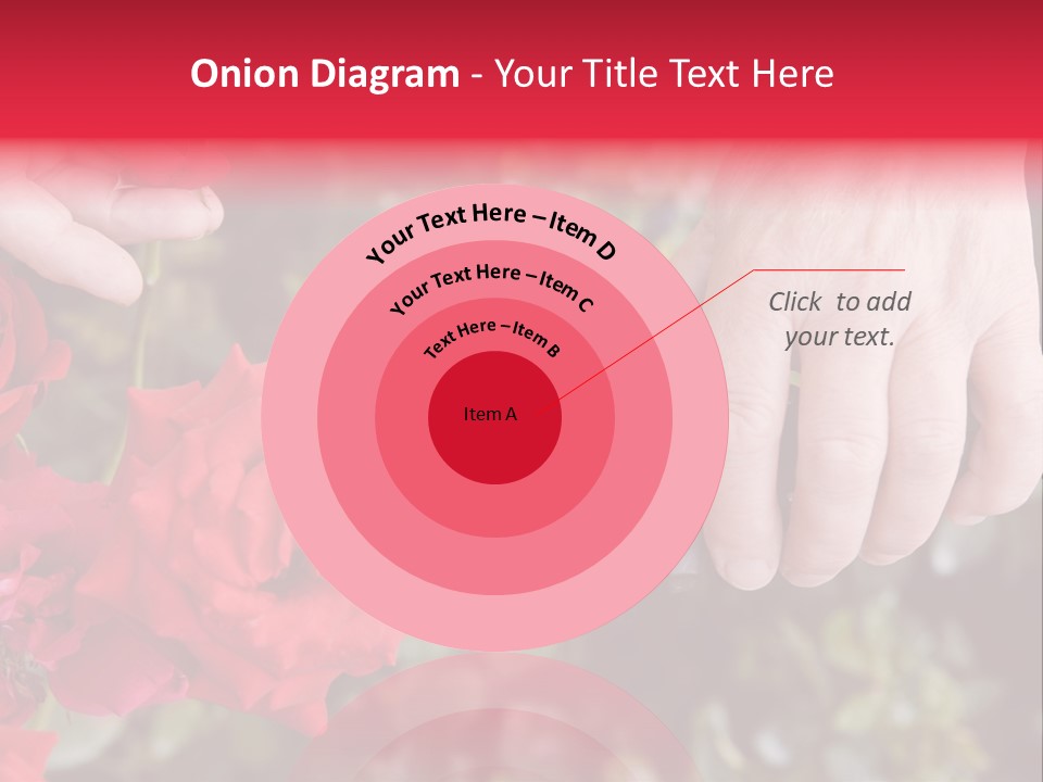 Rose Flower Cutting PowerPoint Template