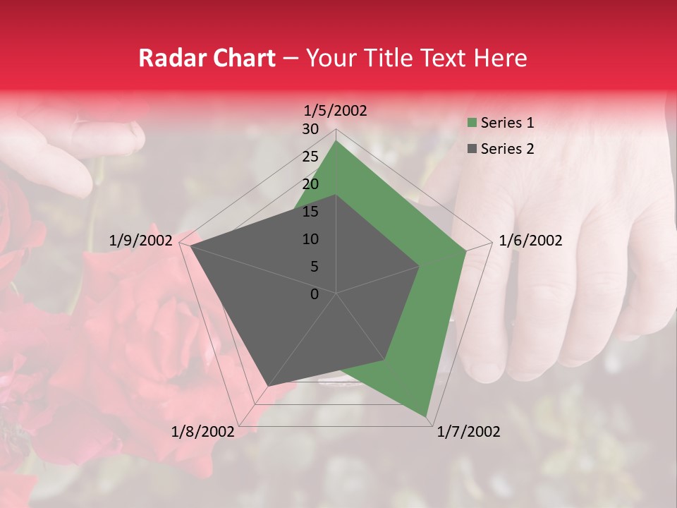 Rose Flower Cutting PowerPoint Template