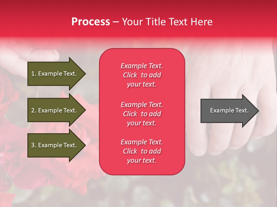 Rose Flower Cutting PowerPoint Template