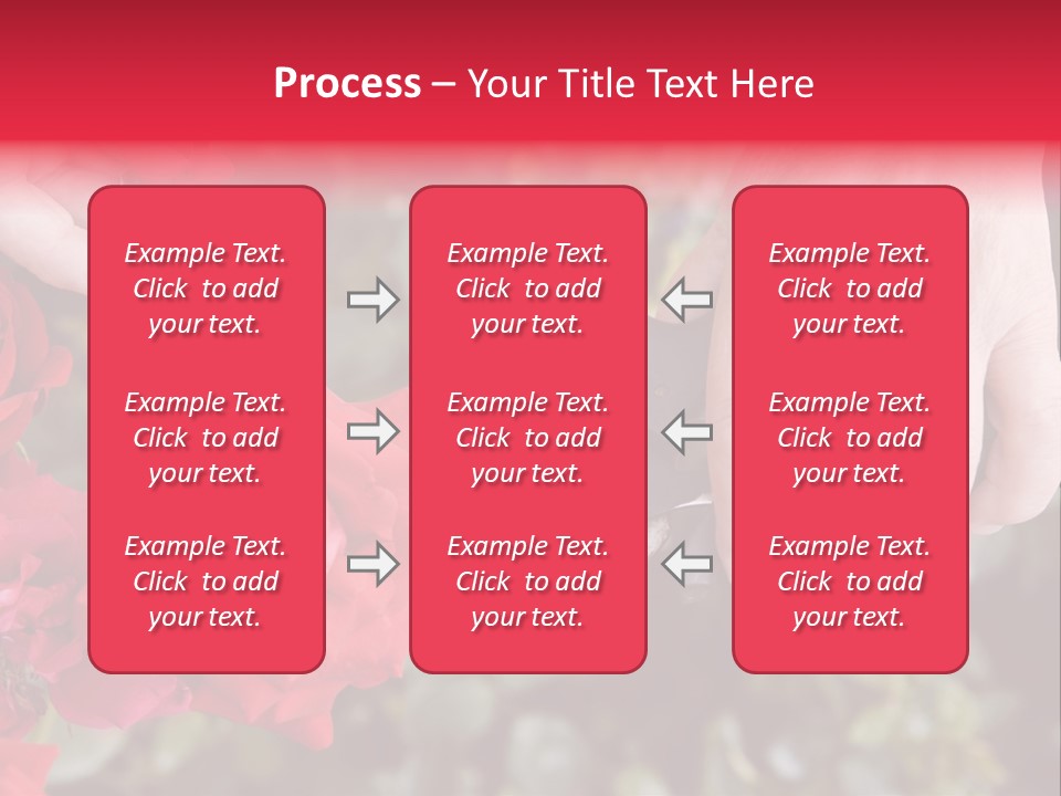 Rose Flower Cutting PowerPoint Template