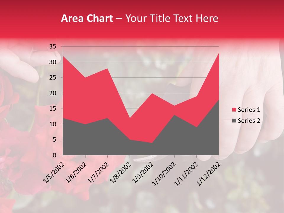 Rose Flower Cutting PowerPoint Template