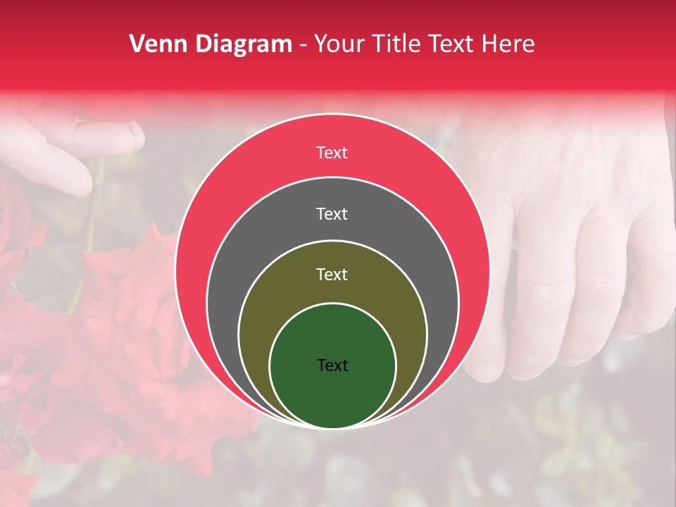 Rose Flower Cutting PowerPoint Template