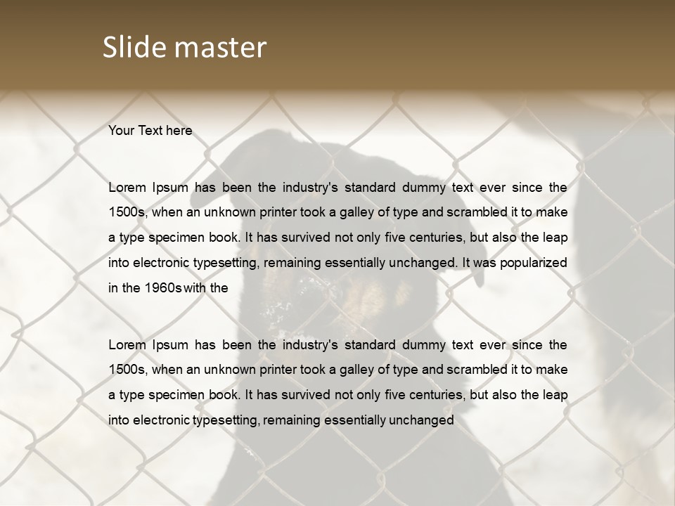 Lonely Domesticated Emotional PowerPoint Template