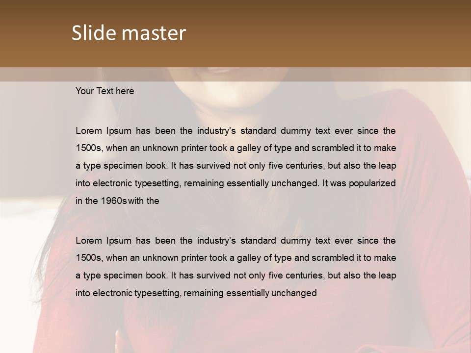 At Camera Happy Inside PowerPoint Template