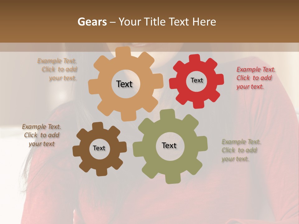 At Camera Happy Inside PowerPoint Template