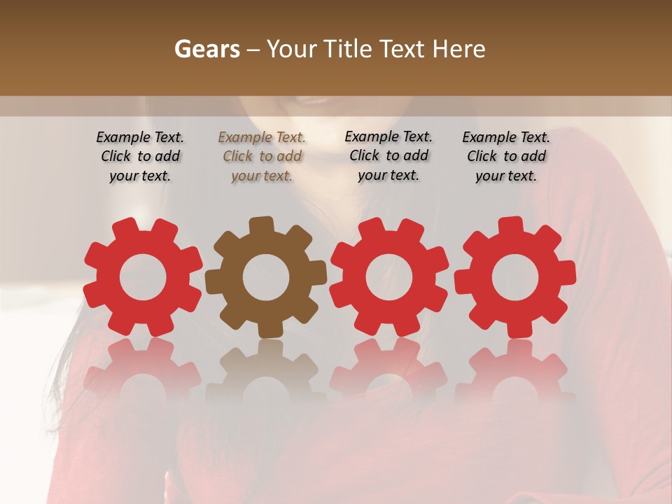 At Camera Happy Inside PowerPoint Template