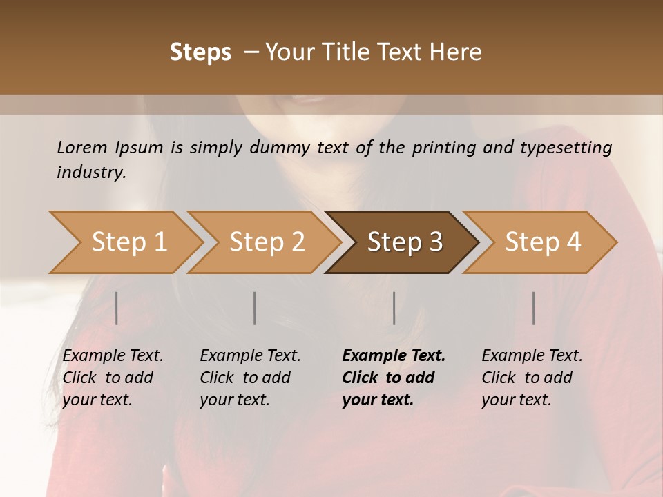 At Camera Happy Inside PowerPoint Template