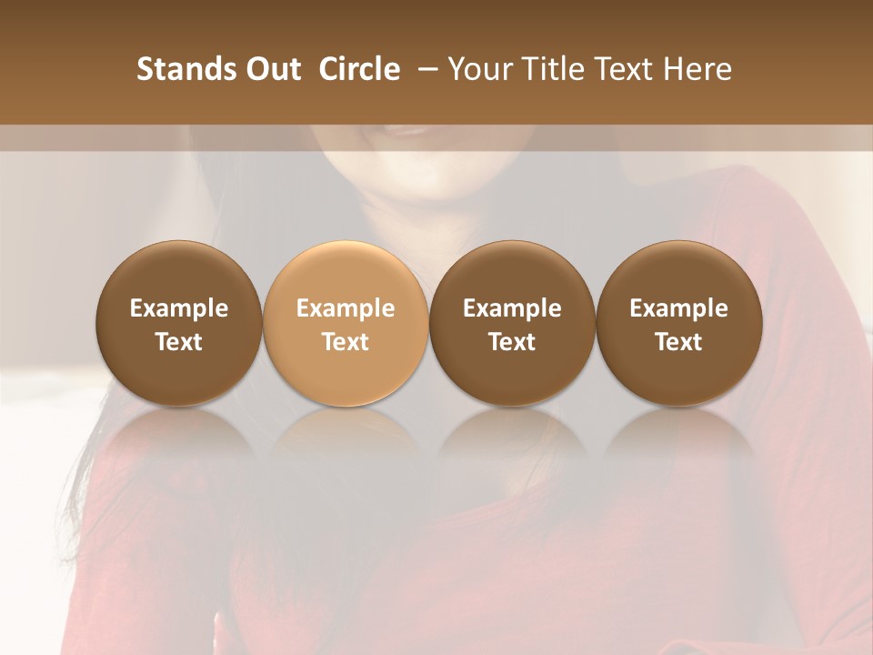 At Camera Happy Inside PowerPoint Template