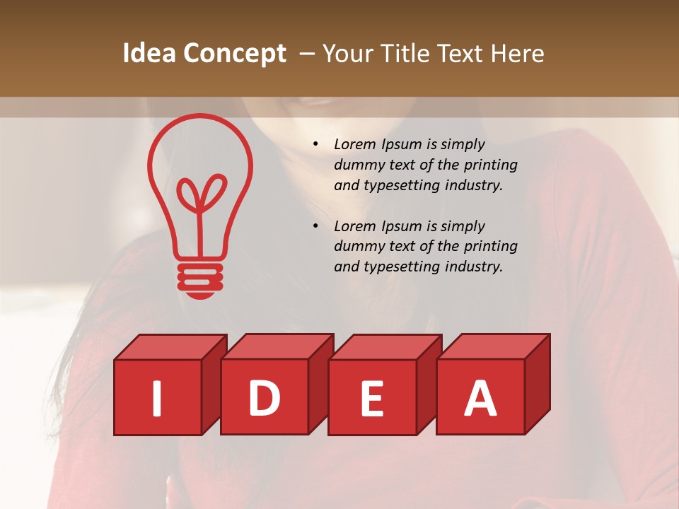 At Camera Happy Inside PowerPoint Template