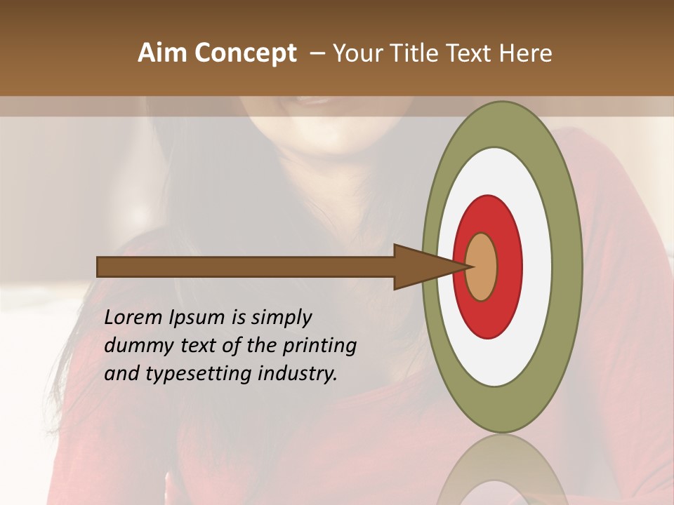 At Camera Happy Inside PowerPoint Template