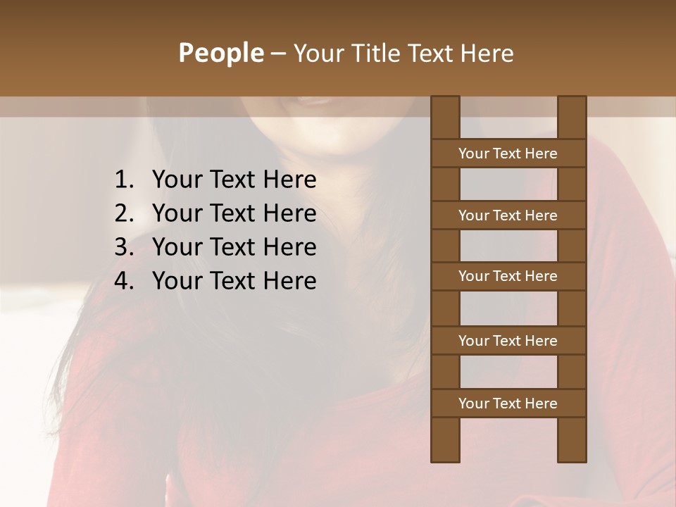 At Camera Happy Inside PowerPoint Template