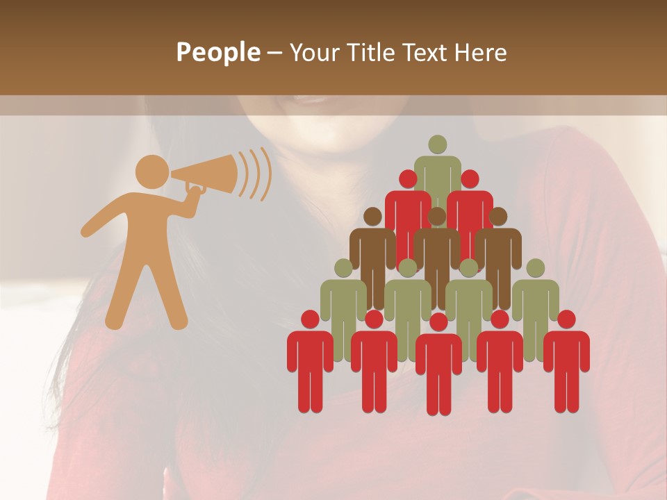 At Camera Happy Inside PowerPoint Template