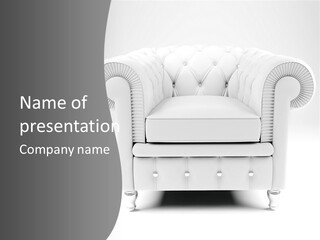 Urban Couch Interior PowerPoint Template