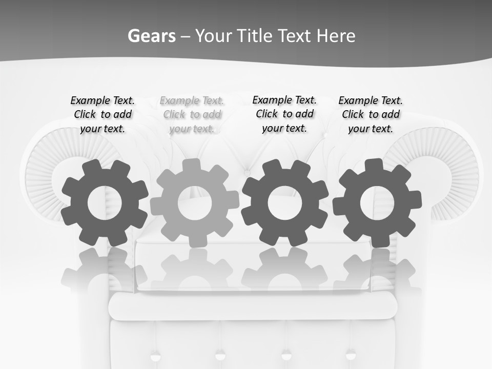 Urban Couch Interior PowerPoint Template