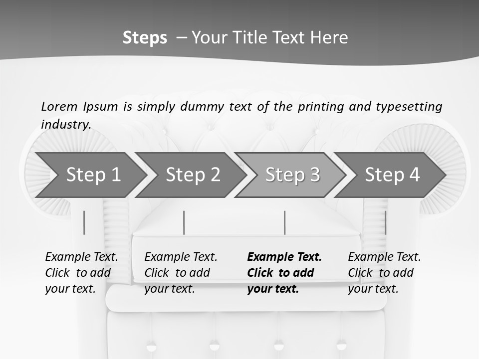 Urban Couch Interior PowerPoint Template