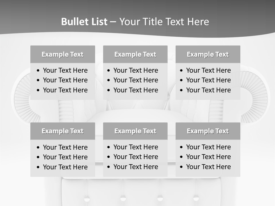 Urban Couch Interior PowerPoint Template