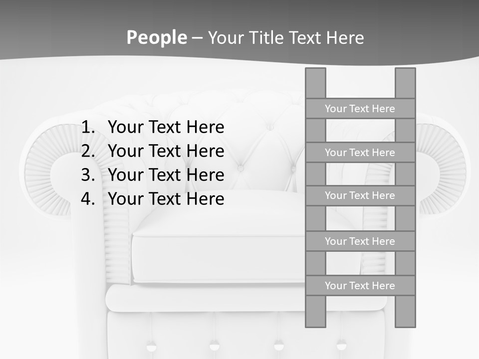 Urban Couch Interior PowerPoint Template