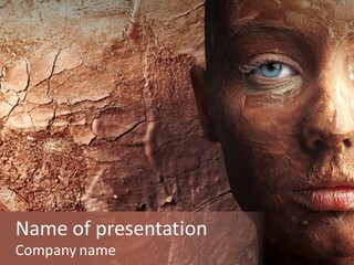 Beauty Ugly Closeup PowerPoint Template